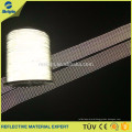 Double Sided Silver Reflective Yarn Thread For Weaving 2mmx1000m